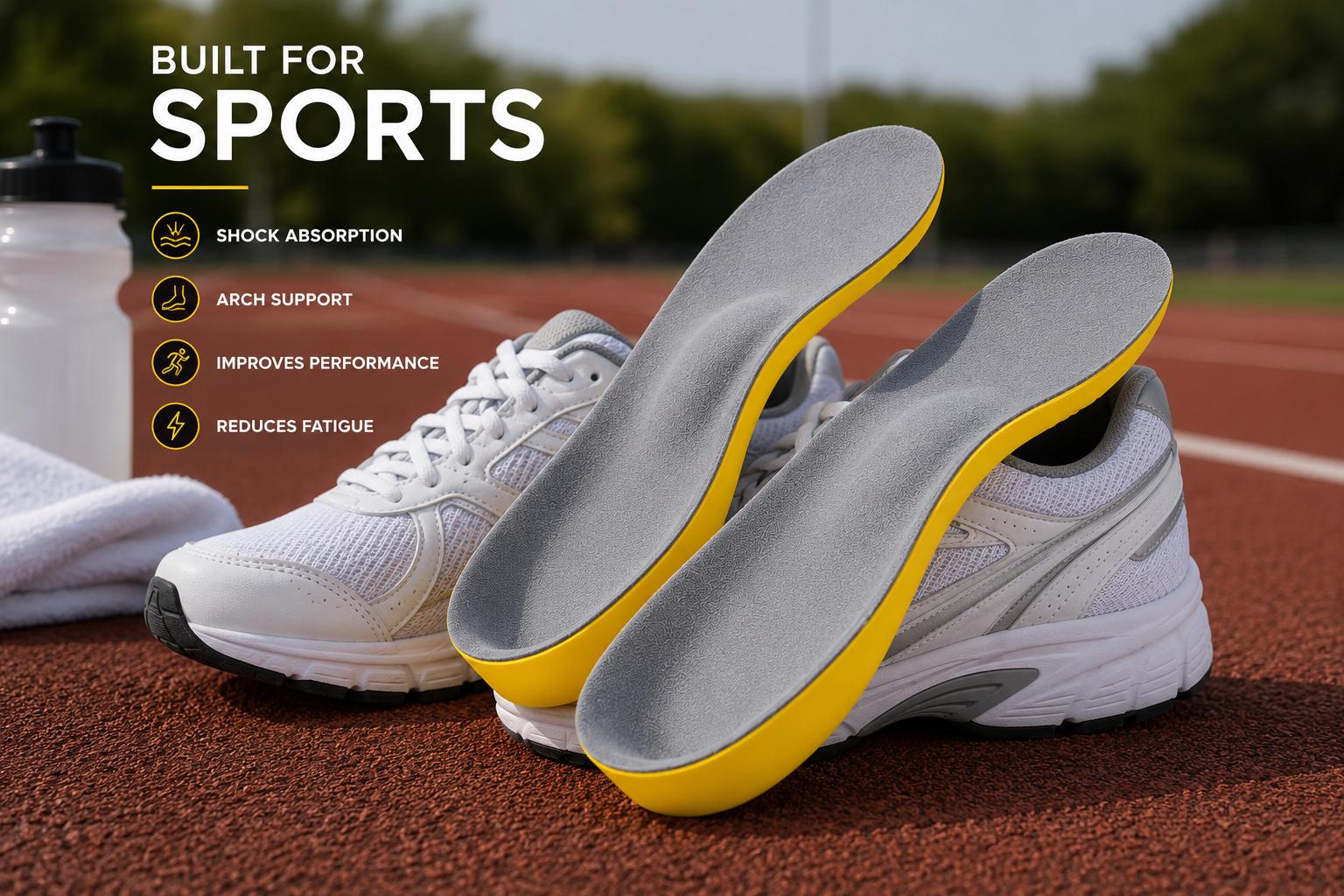 100x Memory Foam Insoles