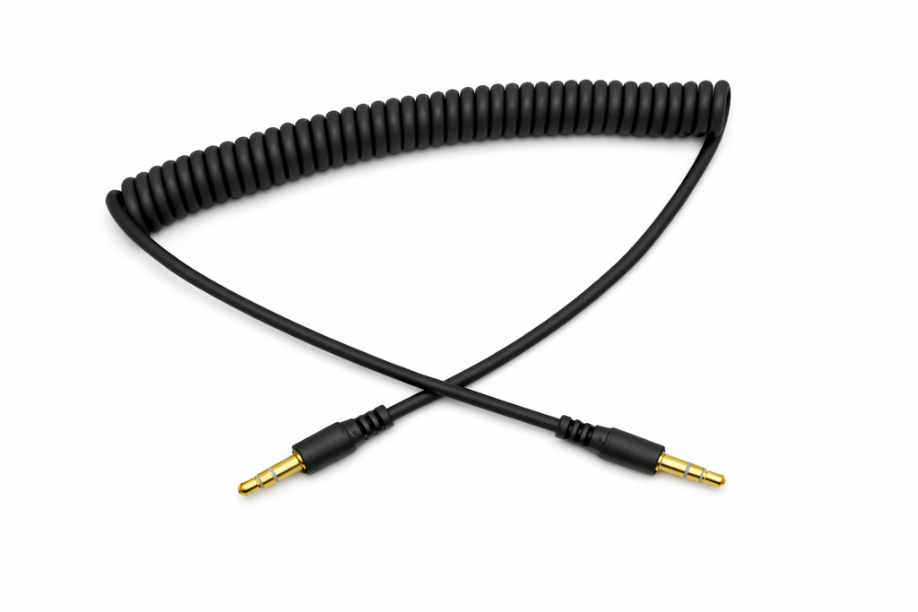 20x Coiled Audio Cables (1m)